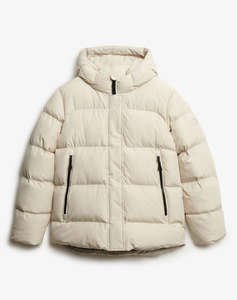SUPERDRY D1 SDSW HOODED 5 BAFFLE SPORTS PUFFER GEACA DE DAMA