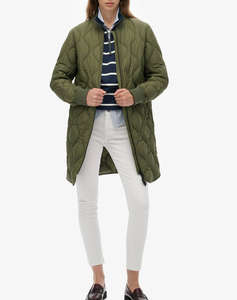 SUPERDRY D1 STUD LONG QUILTED LINER JACKET GEACA DE DAMA