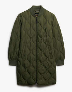 SUPERDRY D1 STUD LONG QUILTED LINER JACKET GEACA DE DAMA