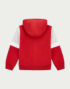 GUESS HOODED LS SWEATER W/ZIP CARDIGAN COPII BOY