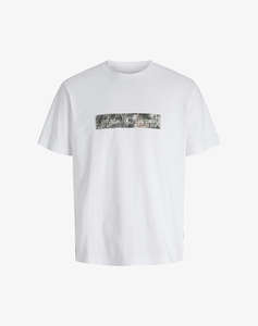 JACK&JONES JCOSTANCE FRONT TEXT TEE SS CREW NECK