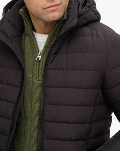 SUPERDRY D1 SDSW HOODED FUJI PADDED JACKET GEACA DE BARBATI