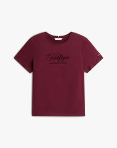 TOMMY HILFIGER SCRIPT REG C-NK SS TEE