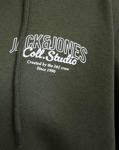 JACK&JONES JJMAKOTO SWEAT ZIP HOOD PLS