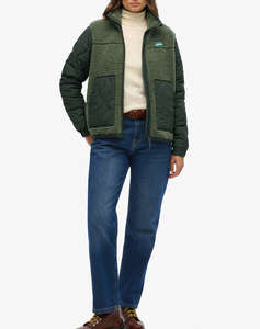 SUPERDRY D1 OVIN FLEECE HYBRID JACKET GEACA DE DAMA
