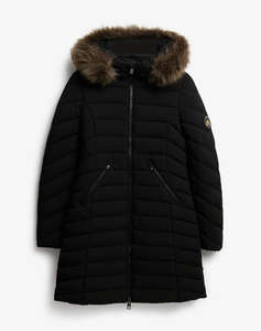 SUPERDRY D2 OVIN FUJI FAUX FUR HOOD MID LENGTH GEACA DE DAMA