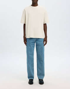 SELECTED SLHLOOSEOSCAR SS O-NECK TEE NOOS