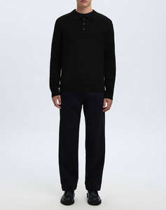 SELECTED SLHDANE LS KNIT STRUCTURE POLO NECK
