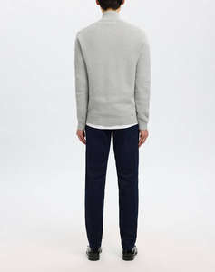 SELECTED SLHDANE LS KNIT STRUCTURE FULL ZIP NOOS