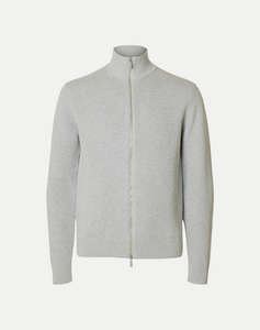 SELECTED SLHDANE LS KNIT STRUCTURE FULL ZIP NOOS