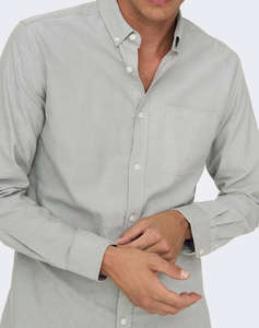 ONLY&SONS ONSALVARO SLIM LS OXFORD SHIRT NOOS FRML