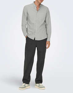 ONLY&SONS ONSALVARO SLIM LS OXFORD SHIRT NOOS FRML
