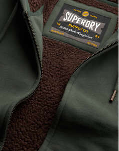 SUPERDRY D1 BORG LINED ZIPHOOD JACKET DE BARBATI