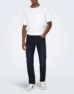 ONLY&SONS ONSWEFT REG. BLUE BLK 2652 MAT DNM NOOS