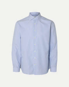 SELECTED SLHSLIM-LUX POPLIN MIX SHIRT LS NOOS