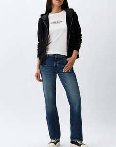 GUESS JEANS GJ ZIP HOOD REG MINI TRI SWEAT JACKET DE DAMA