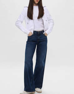 GUESS JEANS GJ ZIP HOOD REG MINI TRI SWEAT JACKET DE DAMA