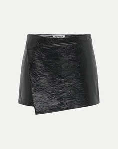 ONLY ONLREBEL HW FAUX LEATHER SKORT XT PNT