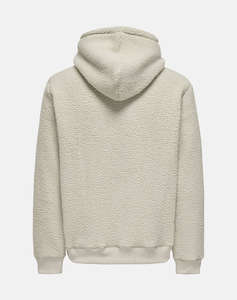 ONLY&SONS ONSEMILIO REG TEDDY HOODIE SWEAT VD
