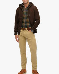SUPERDRY D1 OVIN ESSENTIAL LOGO ZIP HOODIE HB JACKET DE BARBATI