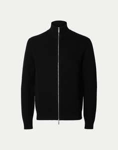 SELECTED SLHDANE LS KNIT STRUCTURE FULL ZIP NOOS