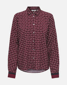 ONLY ONLVEDA BORDER L/S SHIRT WVN