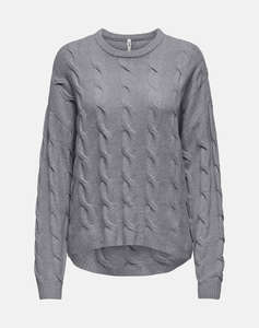 ONLY ONLJEANETT LIFE LS LONG CABLE O-N CS KNT
