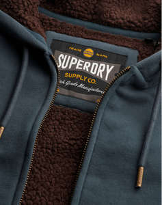 SUPERDRY D1 BORG LINED ZIPHOOD JACKET DE BARBATI