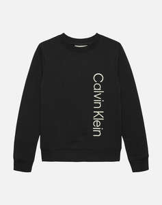 CALVIN KLEIN TERRY SIDE GRAPHIC CN SWEATSHIRT