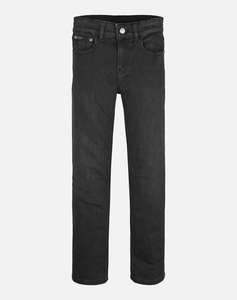 CALVIN KLEIN REG STRAIGHT WASHED BLACK