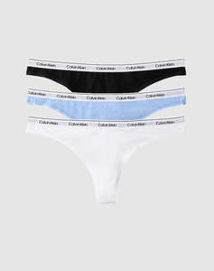 CALVIN KLEIN JEANS THONG 3PK