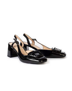 19V69 INCALTAMINTE DE DAMA MID.HEEL SLINGBACK PUMP PATENT LEA. V1969