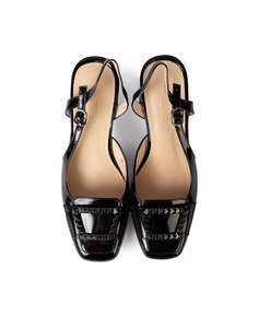 19V69 INCALTAMINTE DE DAMA MID.HEEL SLINGBACK PUMP PATENT LEA. V1969