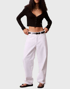 CALVIN KLEIN JEANS A-LS WVN LBL 2X2 CTT