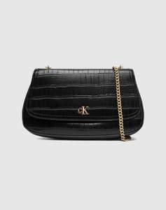 CALVIN KLEIN CK CROC CONV CHAIN MEDIUM BAG (Dimensiuni: 30 x 18 x 6cm.)