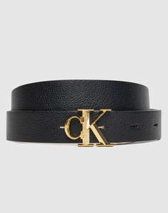 CALVIN KLEIN JEANS FACTED CK BUCKLE 25MM REï»¿V ADJ M