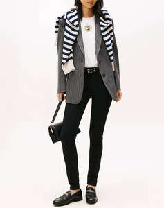 TOMMY HILFIGER DNM BLACK COMO SKINNY RW