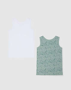 OVS PK 2 SINGLET SL 3/10 AOP