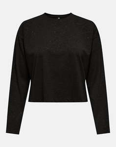 ONLY ONLMELLE L/S GLITTER TOP JRS