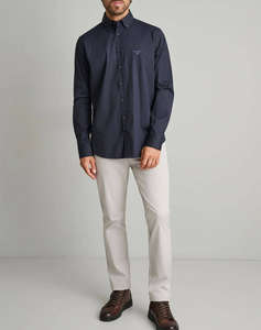 NAVY&GREEN CAMASA