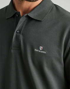 NAVY&GREEN POLO BLUZA