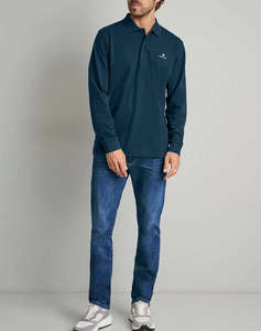 NAVY&GREEN POLO BLUZA