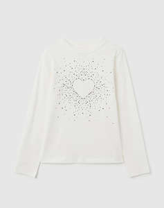 OVS T-SHIRT L/S W/STRASS