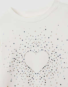 OVS T-SHIRT L/S W/STRASS