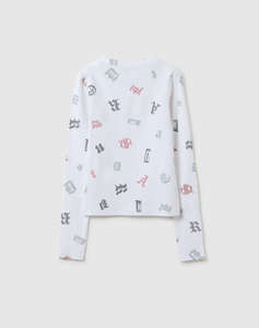 OVS T-SHIRT L/S AOP 2/3 COL.