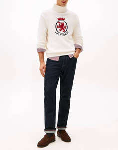 TOMMY HILFIGER RWB GRAPHIC ROLL NECK
