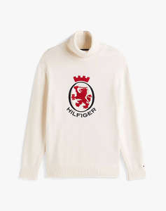 TOMMY HILFIGER RWB GRAPHIC ROLL NECK