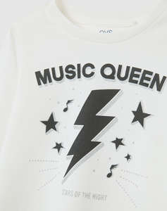 OVS TSH LS PRINT 4-5COLGLIT