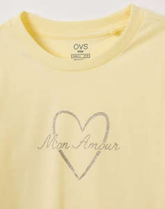 OVS TSH LS PR 1COL GLITTER