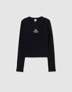 OVS T-SHIRT RIB W/ EMBRO HP